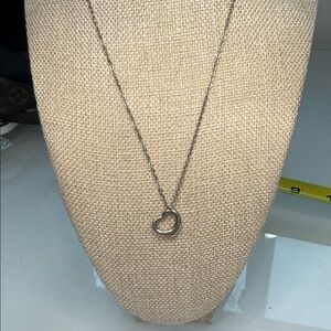 Tiffany & Co. Sterling Silver Heart Pendant Necklace